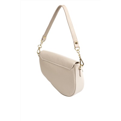 Bolso de piel Beige y dorado - Firenze Artegiani
