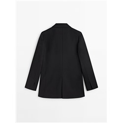 Americana traje crepe