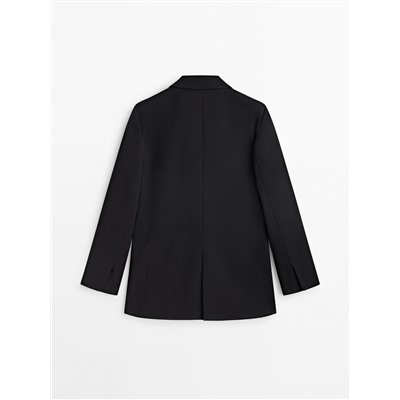 Americana traje crepe