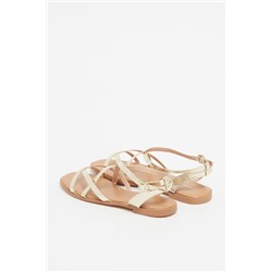 Sandalias Beige