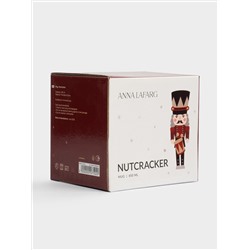 Кружка, 450 мл, фарфор F, бело-красная, Щелкунчик, Nutcracker