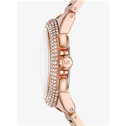 Oversized Camille Pavé Rose Gold-Tone Watch
