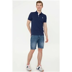 Erkek Lacivert Polo Yaka Tişört
