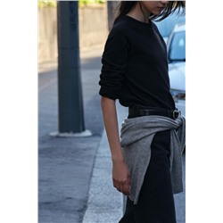 LONG SLEEVE COTTON T-SHIRT