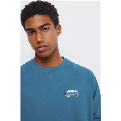 Pijama largo manga raglan pantalón coches