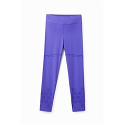 Leggings detalles flocados