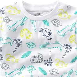 Baby T-Shirt mit Allover-Print