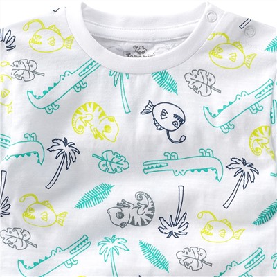 Baby T-Shirt mit Allover-Print