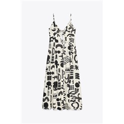 PRINTED CUT-OUT DRESS