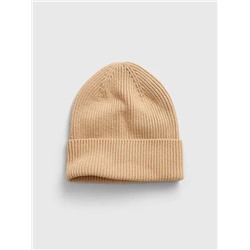 Organic Cotton Ribbed Beanie