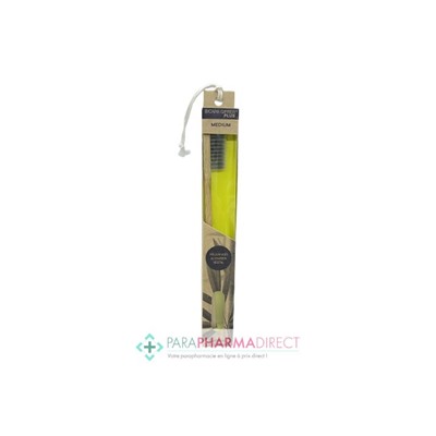 Gifrer Bicare Plus Brosse à Dents Bambou Poils au Charbon Végétal Medium