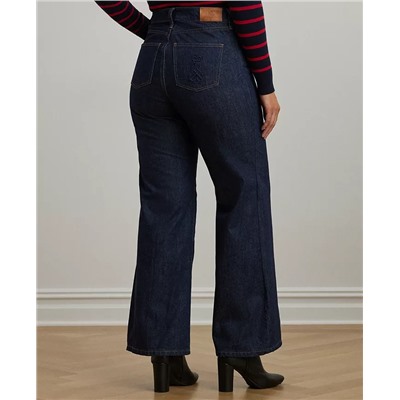 Lauren Ralph Lauren Plus Size High-Rise Flare Jeans