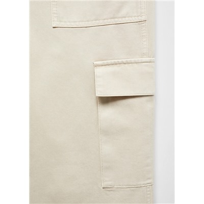 Jeans cargo bolsillos