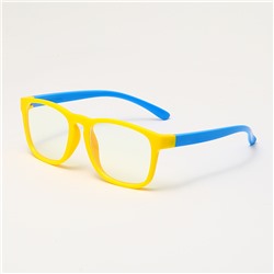 IQ10141 - Оправа компьютерная детская ICONIQ Kids S5008 С5 желтый-голубой