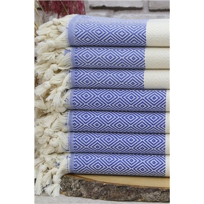 Fabric Box, %100 Doğal Pamuk Elmas Peştemal Banyo Havlusu Türk Havlusu Hamam Plaj Havlusu