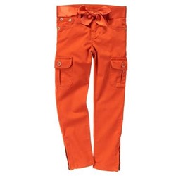 Cargo Zip Hem Sateen Pant
