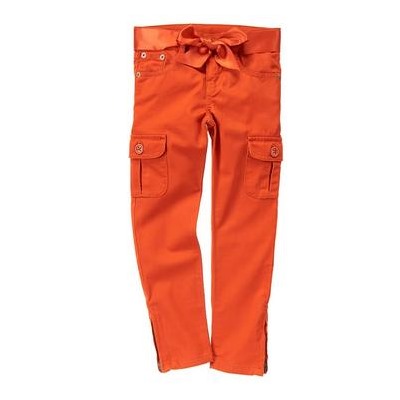 Cargo Zip Hem Sateen Pant