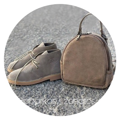 AB.Z. SAFARY niquel+AB.Z · Pelle · mochila serraje (610) NIQUEL