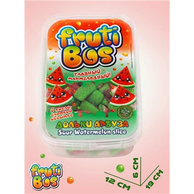Жев. мармелад Frutibos 500 г "Дольки арбуза" в кисло-сладкой обсыпке 1/8, шт
