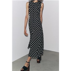 ZW COLLECTION POLKA DOT MIDI DRESS