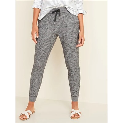 Mid-Rise Vintage Street Jogger Pants for Women