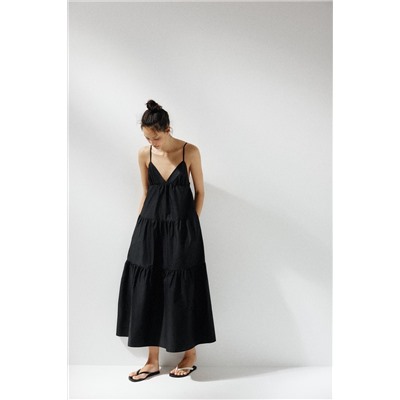 PANELLED MIDI DRESS