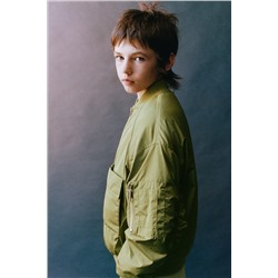 BOMBER JACKET WITH POCKETS