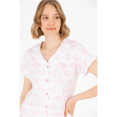 Kadın Pembe Pijama Takımı