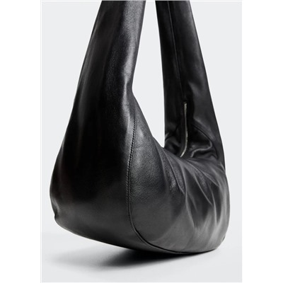 Bolso tote asa piel -  Mujer | MANGO OUTLET Melilla