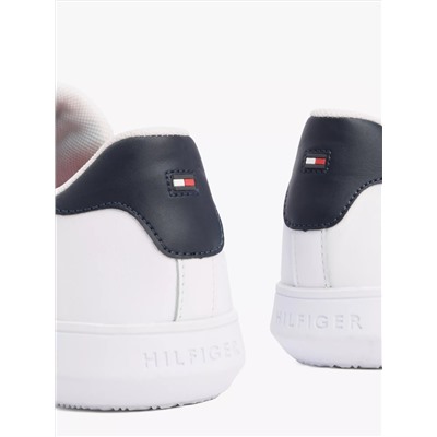 Stripe Leather Cupsole Sneaker