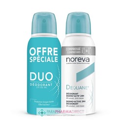 Noreva Deoliane Déodorant Spray Dermo-Actif 24h - LOT de 2x100mlLot  × 2