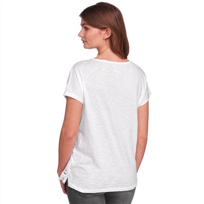 Damen T-Shirt mit Spitze