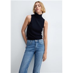 Jeans flare tiro medio