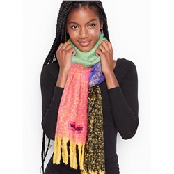 VICTORIA'S SECRET Plush Colorblock Scarf
