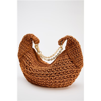 BRAIDED SHOULDER BAG