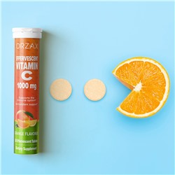 Orzax Витамин C 1000 мг шипучие 20шт Effervescent Vitamin C