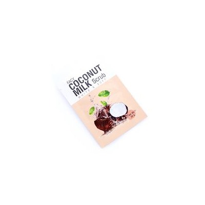 Скраб для лица с кокосовым молоком Facy 10 g / Facy coconut milk scrub white&soft 10g