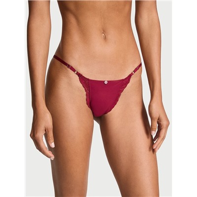 Smooth & Lace Mini String Bikini Panty