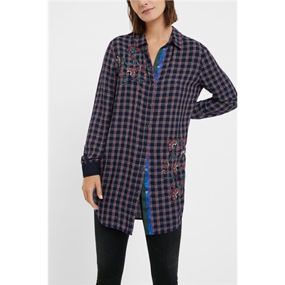 Camisa tartán flores