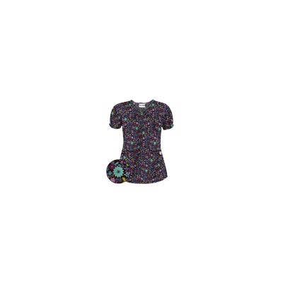 UA Country Wild Flower Coffee Bean Scrub Top