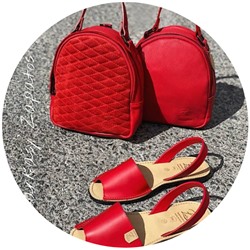 AB. ZAPATOS correas · 320 rojo+AB.Z · Pelle · mochila NAPA — СУМКА НА ВЫБОР