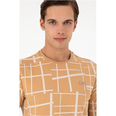 Erkek Camel Sweatshirt