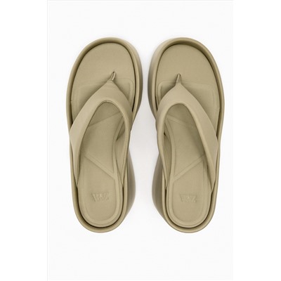 FABRIC WEDGE SANDALS