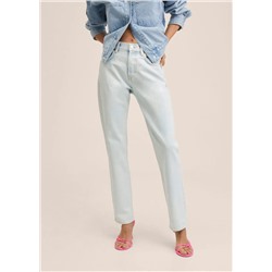 Vaqueros rectos tiro bajo -  Mujer | MANGO OUTLET España