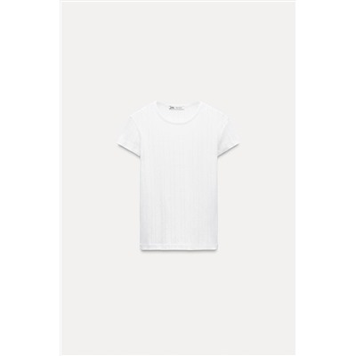 POINTELLE T-SHIRT