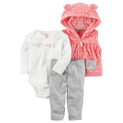 3-Piece Little Vest Set