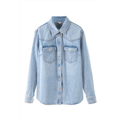 Camisa vaquera Azul