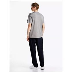 Tommy Ribbed Inset Logo T-Shirt