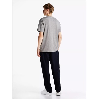 Tommy Ribbed Inset Logo T-Shirt