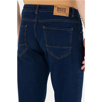 Erkek Lacivert Jean Pantolon